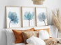 Wallity Cuadro Decorativo enmarcado en MDF (3 piezas) 30 x 40 cm